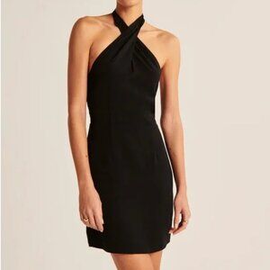 ABERCROMBIE & FITCH Little Black Halter Dress - XL NWT
